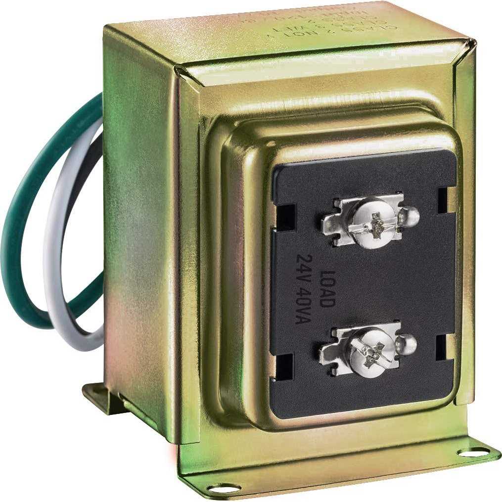 Newhouse Hardware 40TR Wired 24V 40vA Doorbell Transformer for Powering Multiple Smart Doorbells and Thermostats