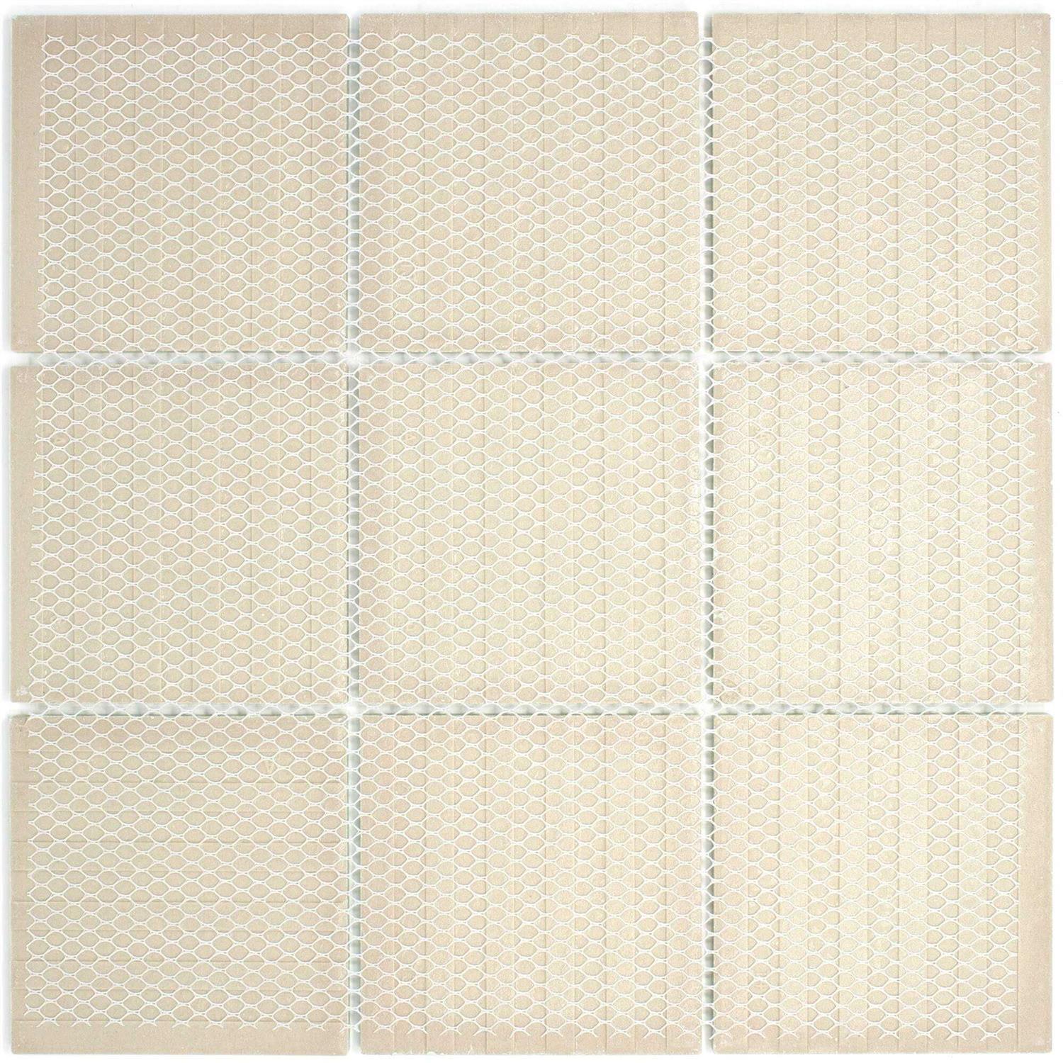 MOLOVO Porcetile 11.82 in. x 11.82 Matte Porcelain Mosaic Tile - Image 3