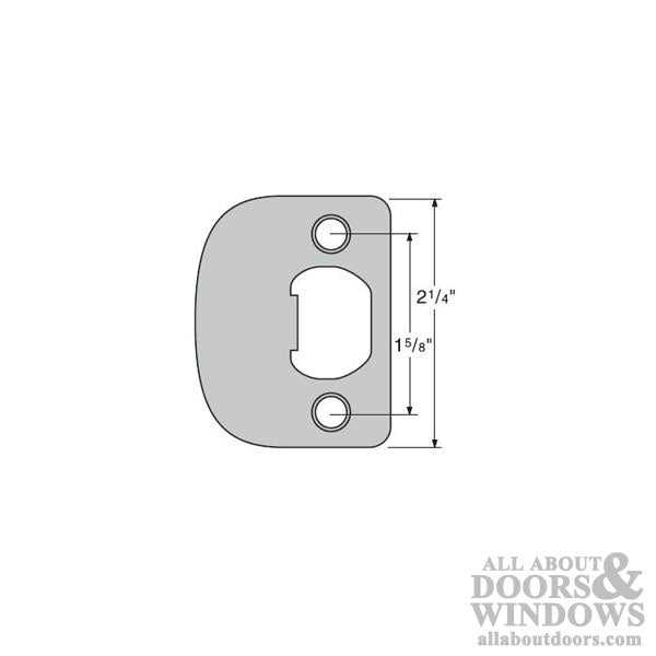 Kwikset 83796-15 Radius Corner Full Lip Strike Satin Nickel - Image 4