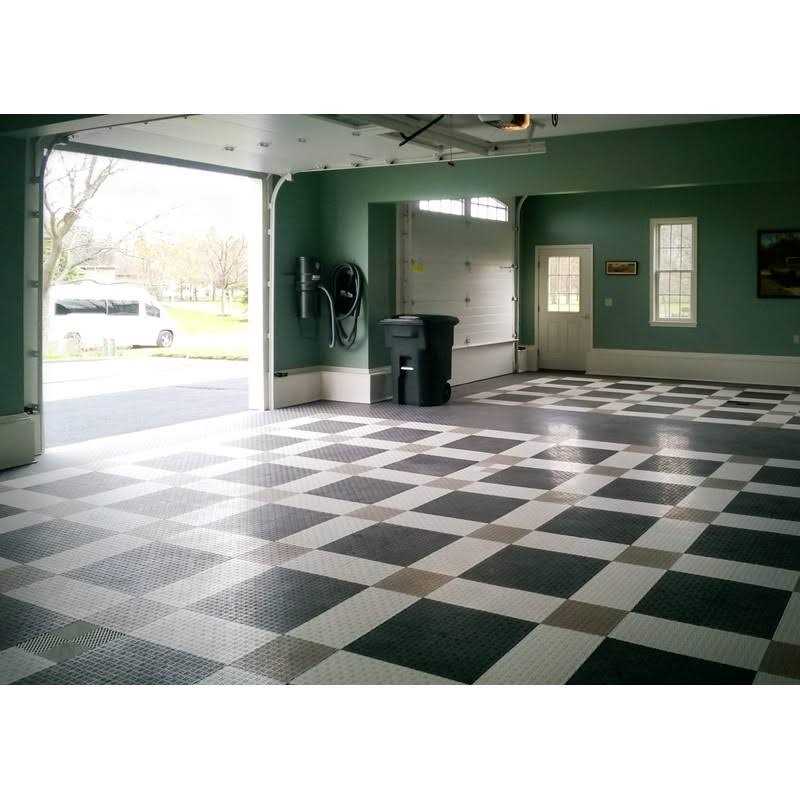 Big Floors GarageTrac Diamond Durable Interlocking Modular Garage Flooring Tile - Image 4