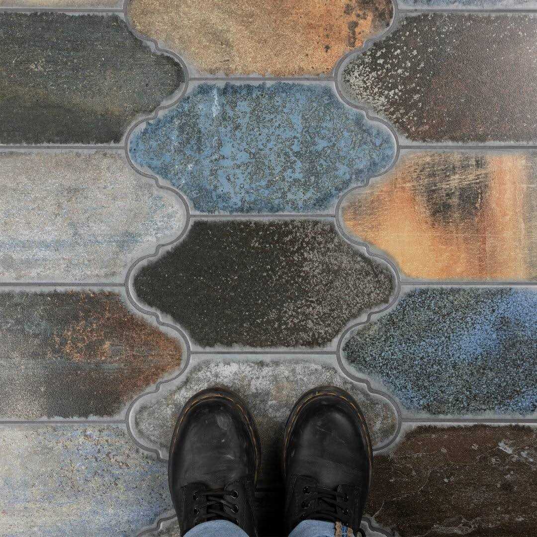 Merola Tile Dorne Provenzal Mix 6-1/4 in. x 12-3/4 in. Porcelain Floor and Wall Tile - Image 4