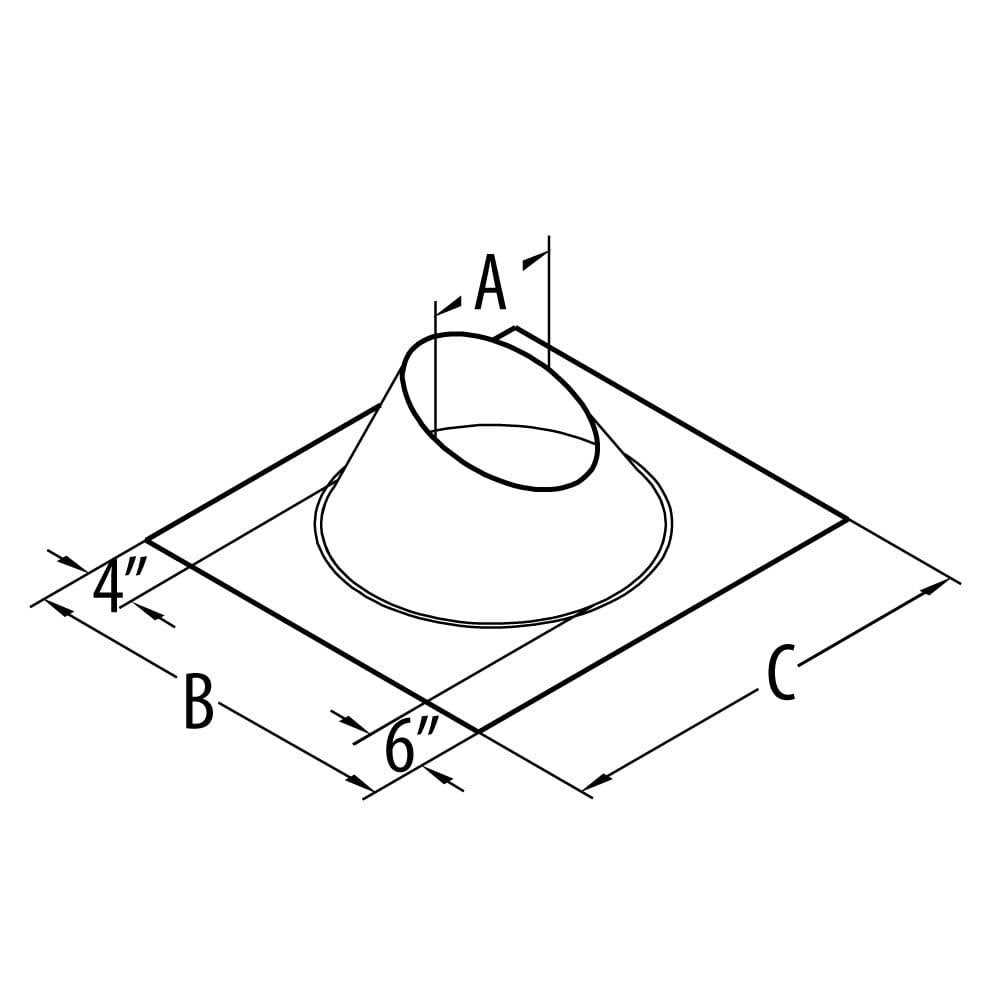 DuraVent DirectVent Pro Adjustable Roof Flashing 46DVA-F6 - Image 3