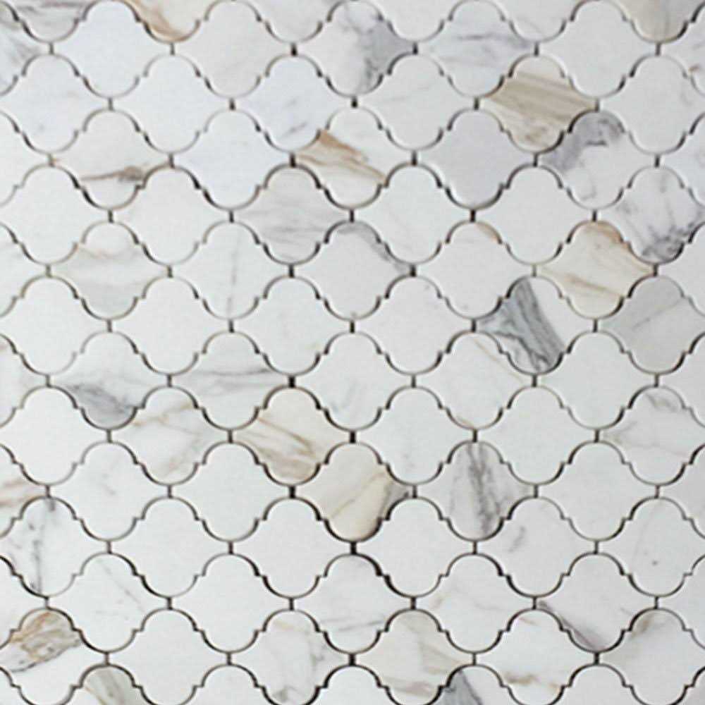 Calacatta 12 x 11 Marble Mosaic Tile Marble Online - Image 3