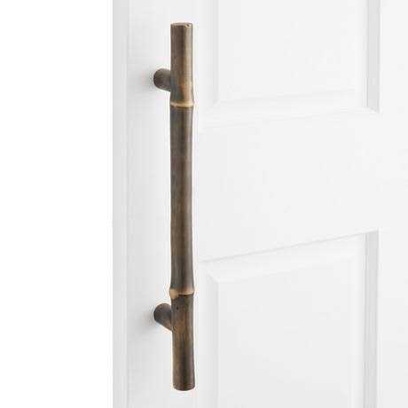 Signature Hardware Kobe Solid Brass Door Pull - Image 4
