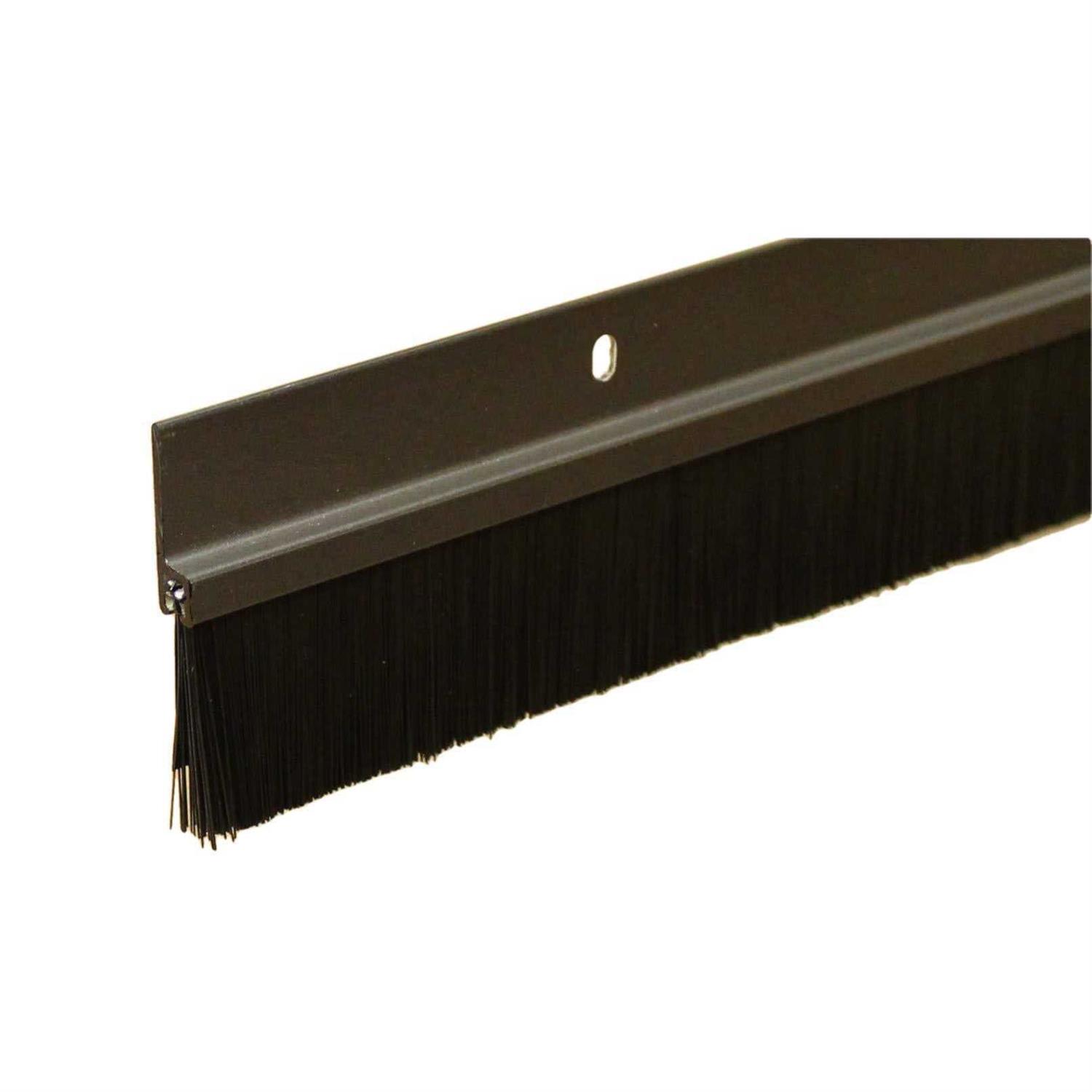 Heavy Duty Brush Sweep Door Sweep for Gaps Up to 2