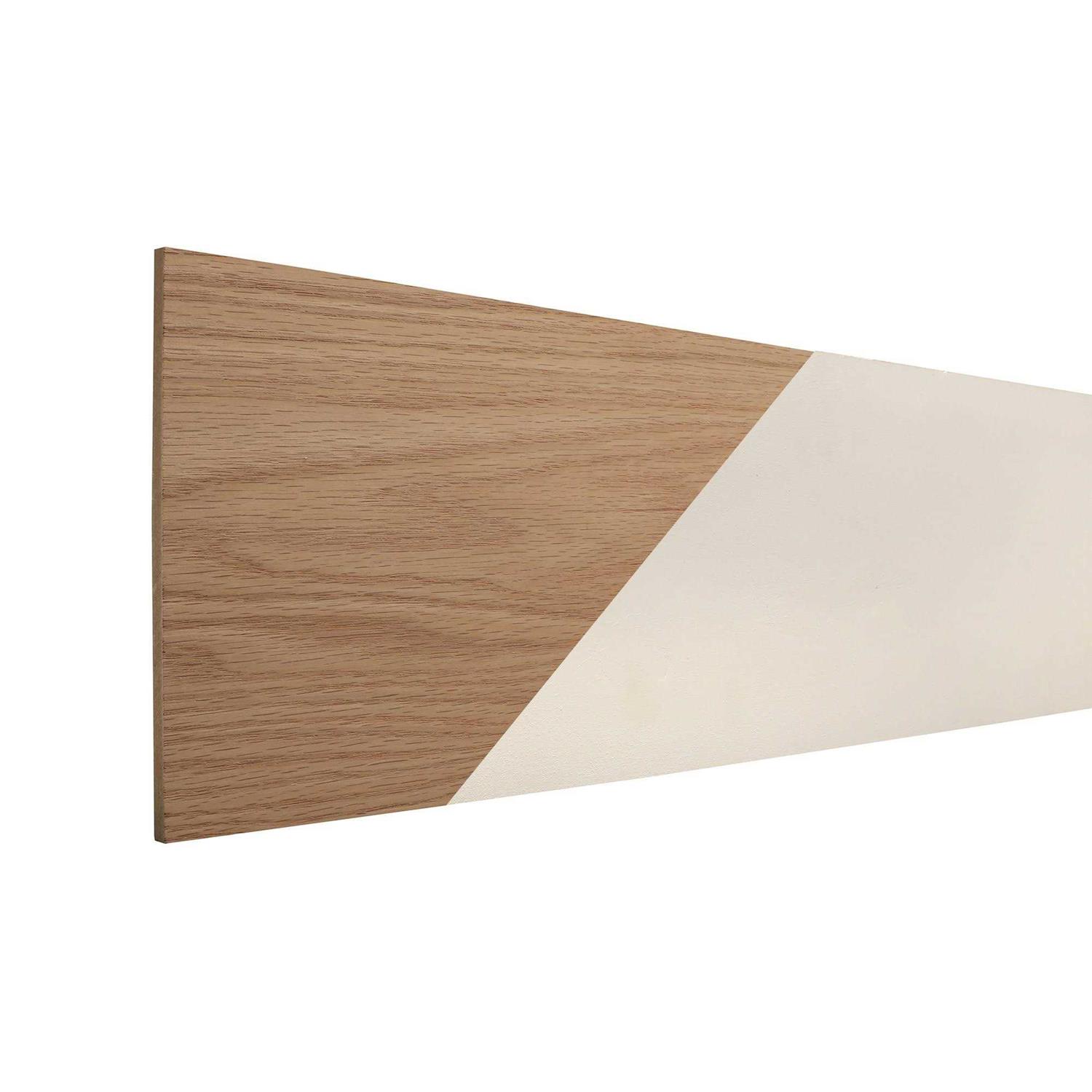 ReliaBilt 7.5-in x 42-in Reversible Oak Stair Riser - Image 4