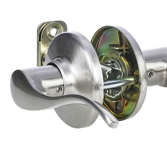 Kwikset Satin Nickel Balboa Passage Door Lever - Image 5