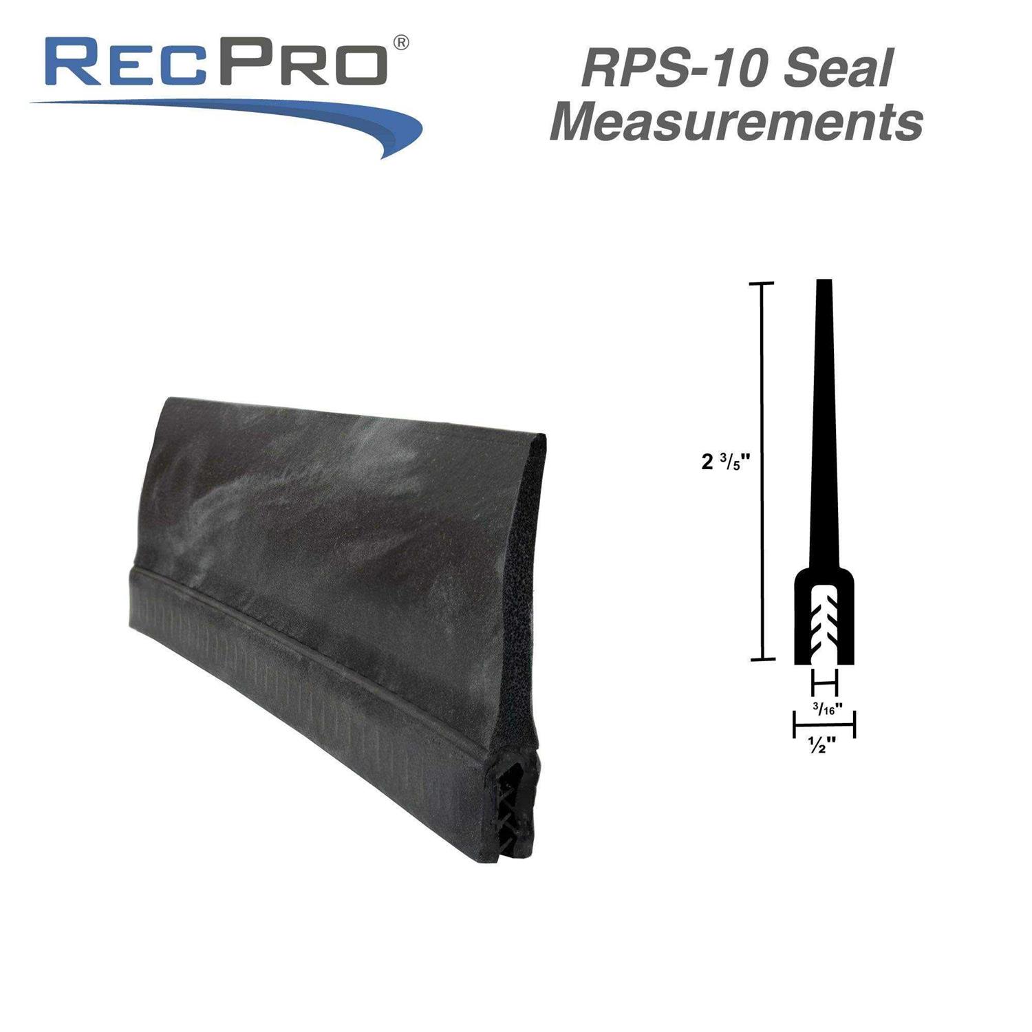 RecPro RV Slide-Out Seal 2.6 Wiper Clip-On Weather Stripping - Image 3