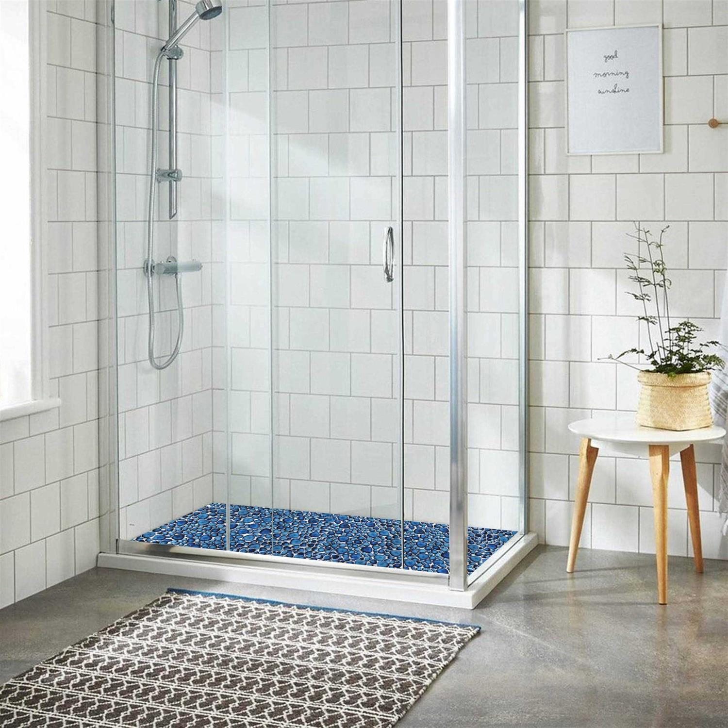 Blue Porcelain Pebbles / Rocks Wall & Floor Tile Blujellyfish - Image 4