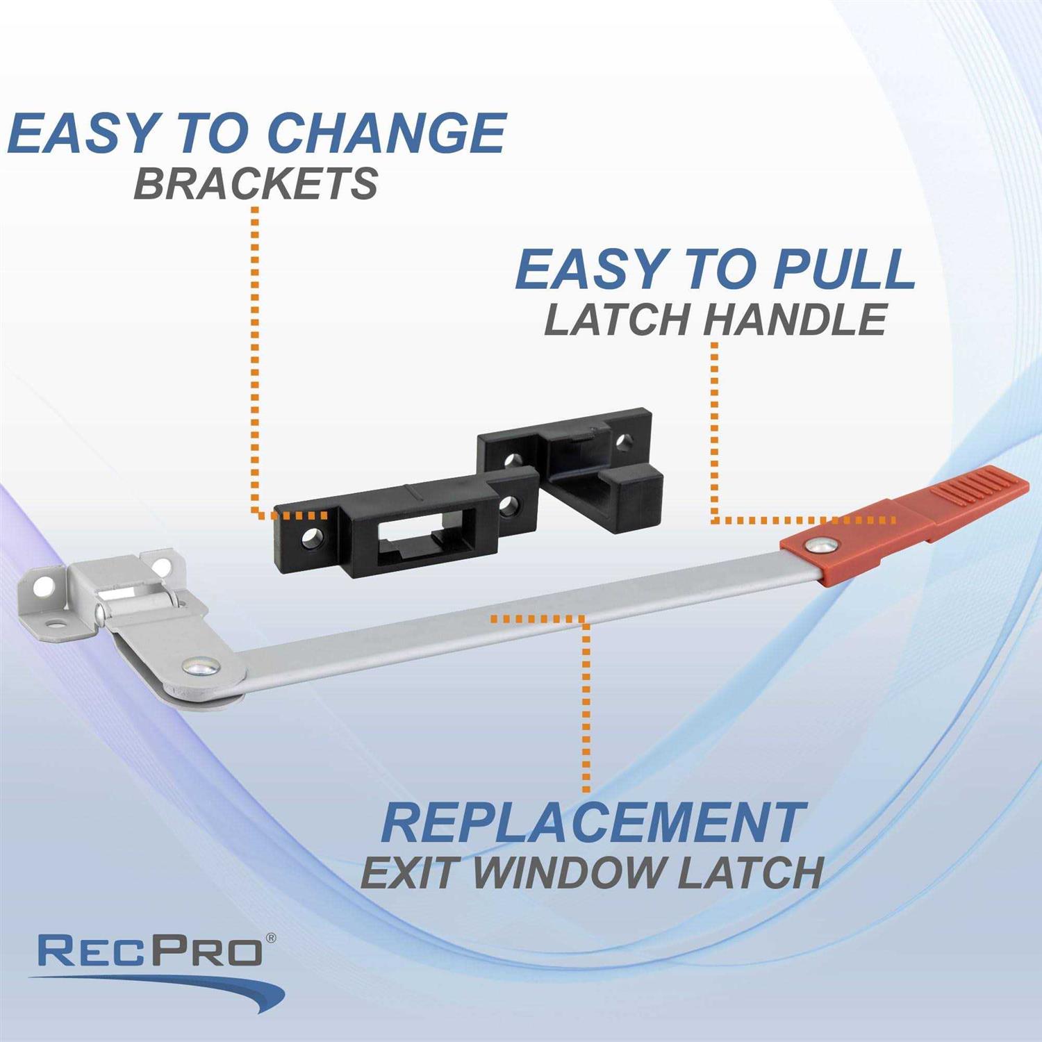 Recpro RV Exit Window Latch Egress Replacement - Image 4