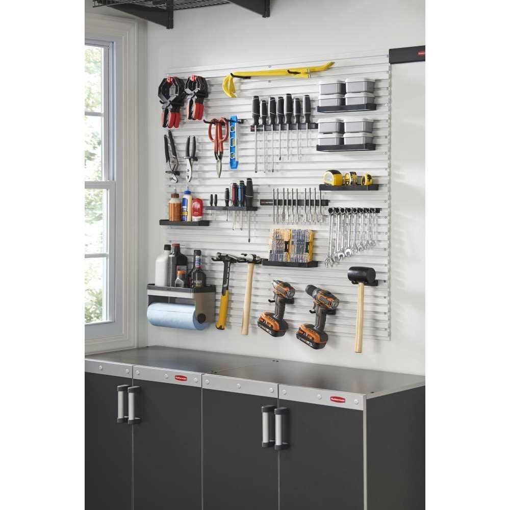 Rubbermaid FastTrack Wall 48 in Wall Mount Slatwall Panel - Image 2