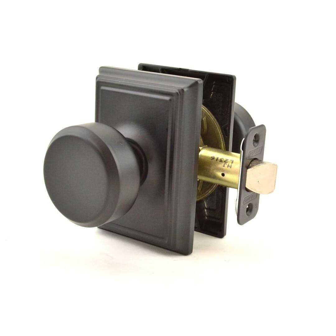 Schlage F10-BWE-ADD Bowery Passage Door Knob Set with Decorative Addison Trim - Image 2