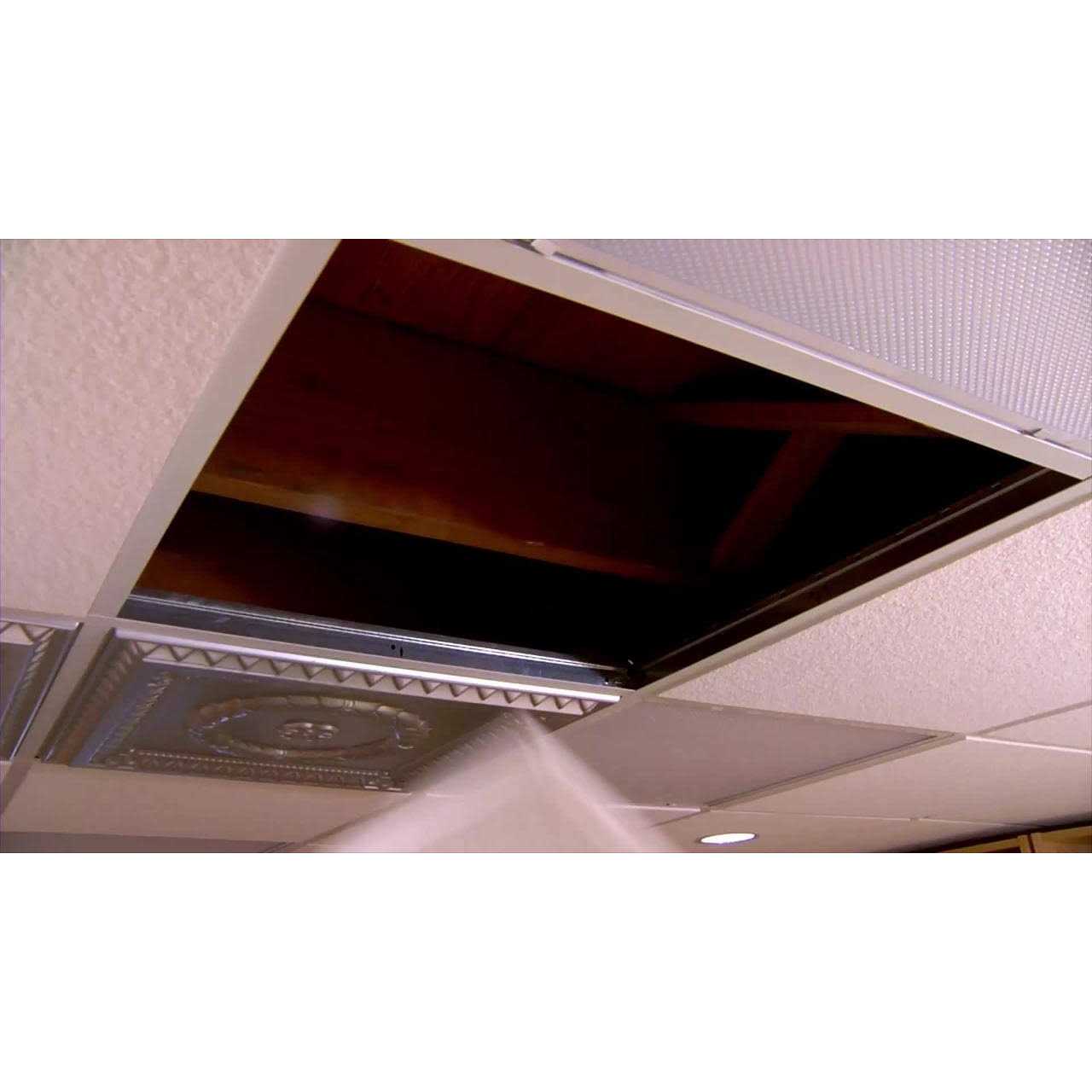 From Plain To Beautiful In Hours La Scala 2 ft. x 2 ft. PVC Glue-up or Lay-in Ceiling Tile - Image 5