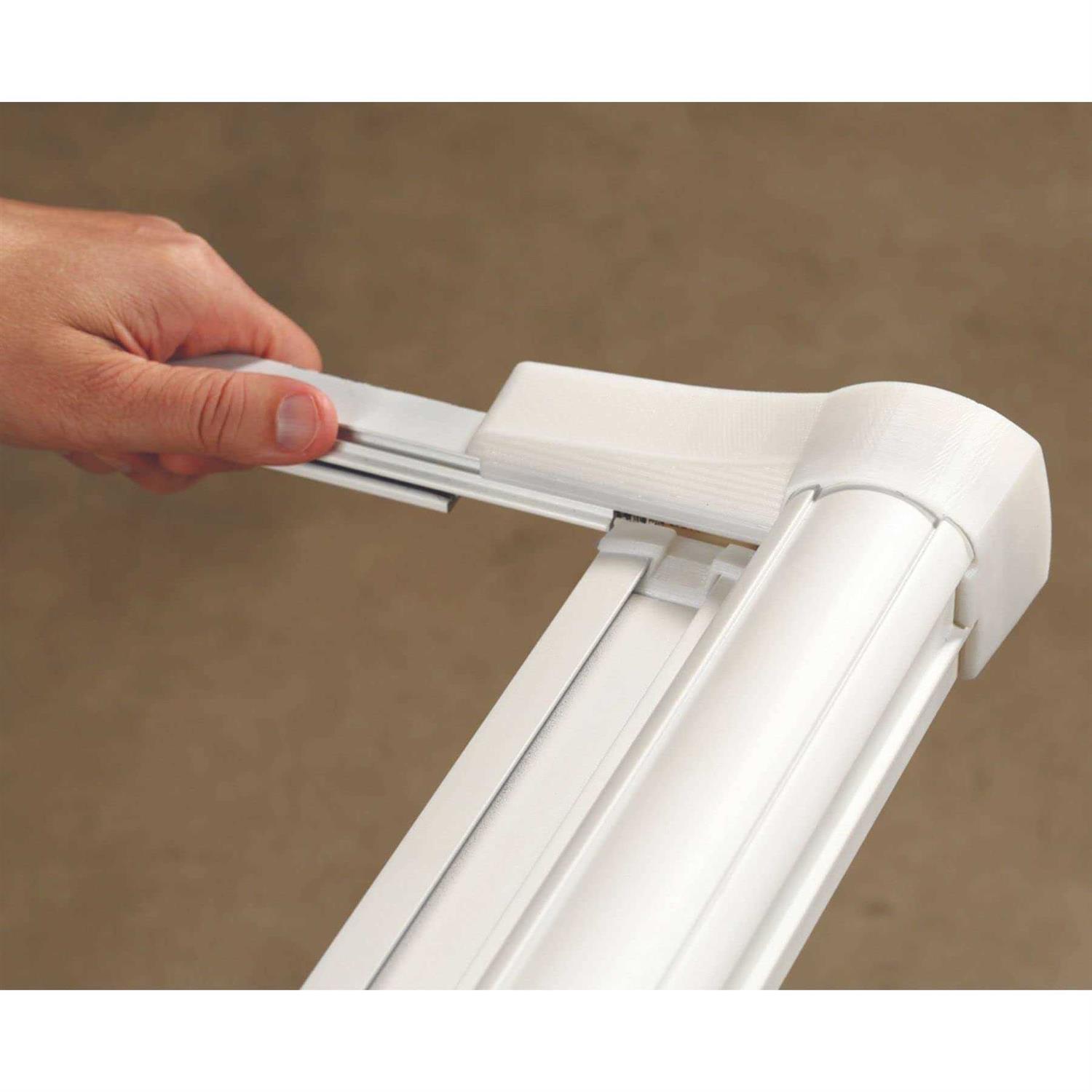 Cool Single Retractable Door Screen-White - Image 3