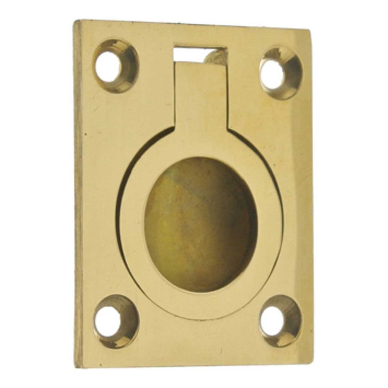 Idh by St. Simons Solid Brass Flush Ring Pull 25220