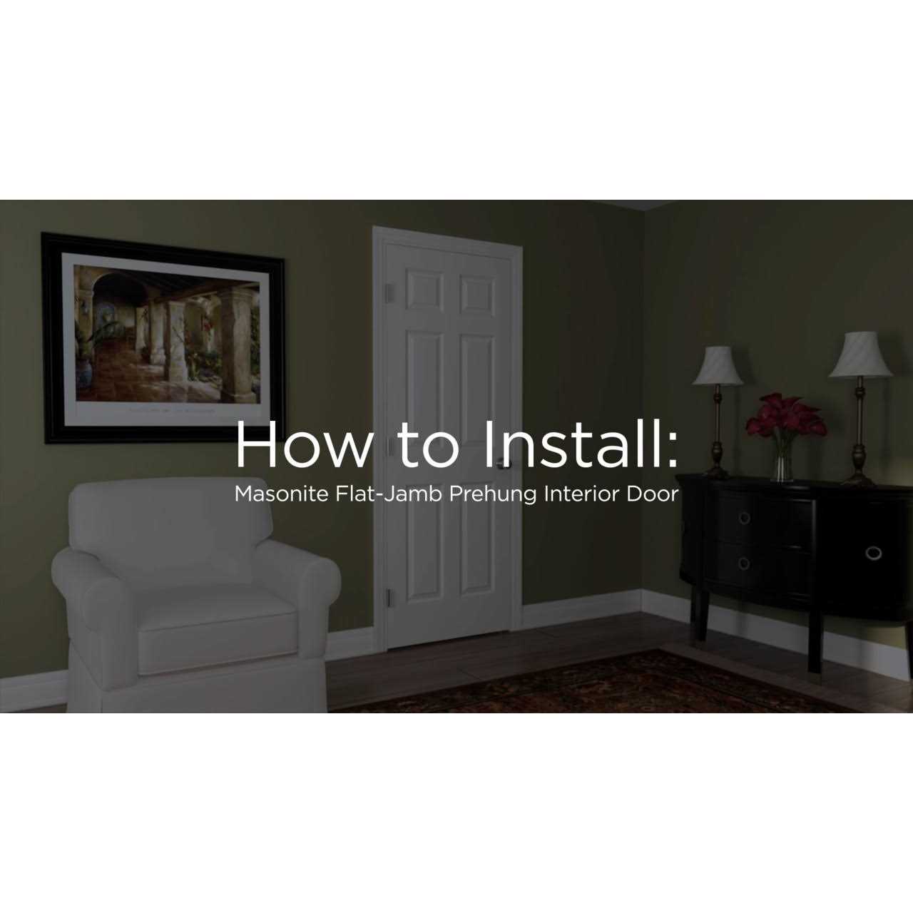 Masonite 80 6-Panel Primed Composite Single Prehung Interior Door - Image 4