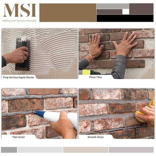 MSI Doverton Gray 2.64 in. x 7.89 in. Clay Brick Look Floor and Wall Tile - Image 3