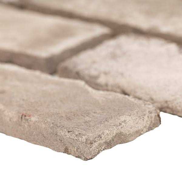 MSI Doverton Gray 2.64 in. x 7.89 in. Clay Brick Look Floor and Wall Tile - Image 5