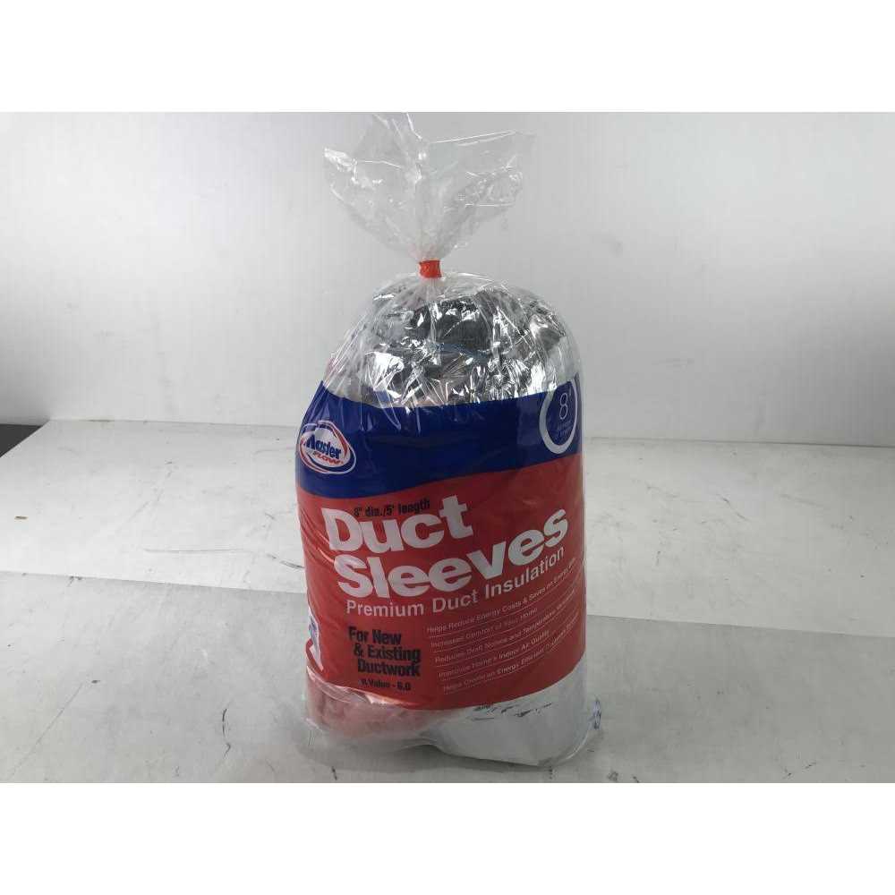 Master Flow 8 in. Dia R-6 Ductwork Insulation Sleeve - Image 3