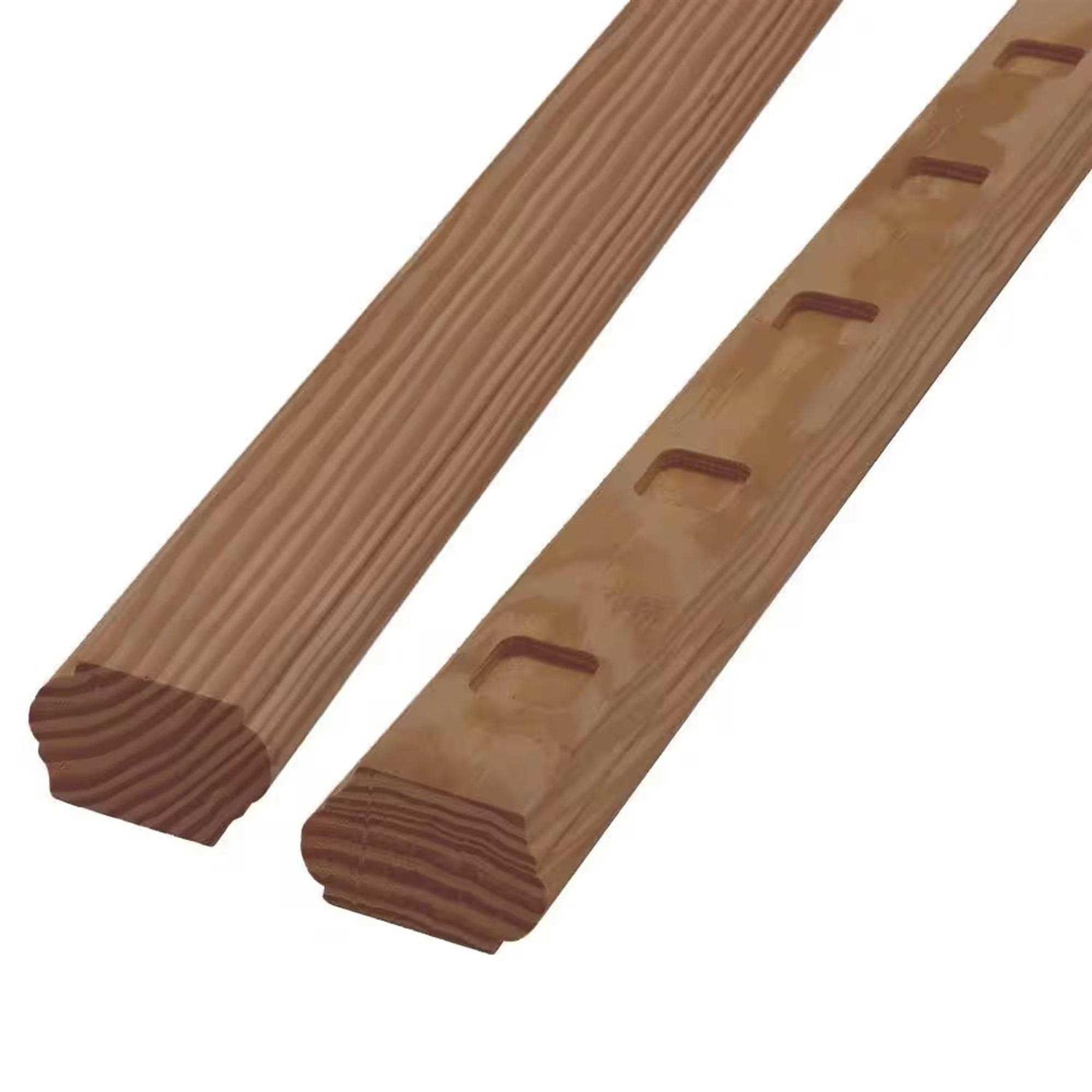ProWood 6 ft Southern Yellow Pine Moulded Stair Rail Kit with SE Balusters - Image 4