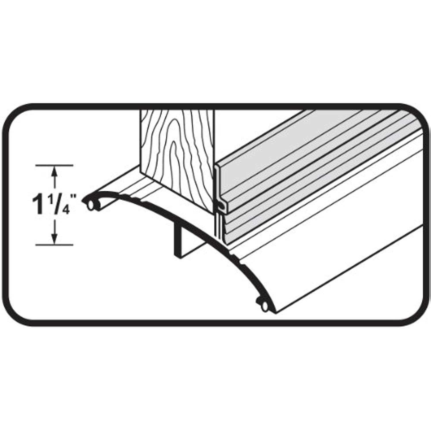 M-D Building Products Sweep Door Gold 36 - Image 5