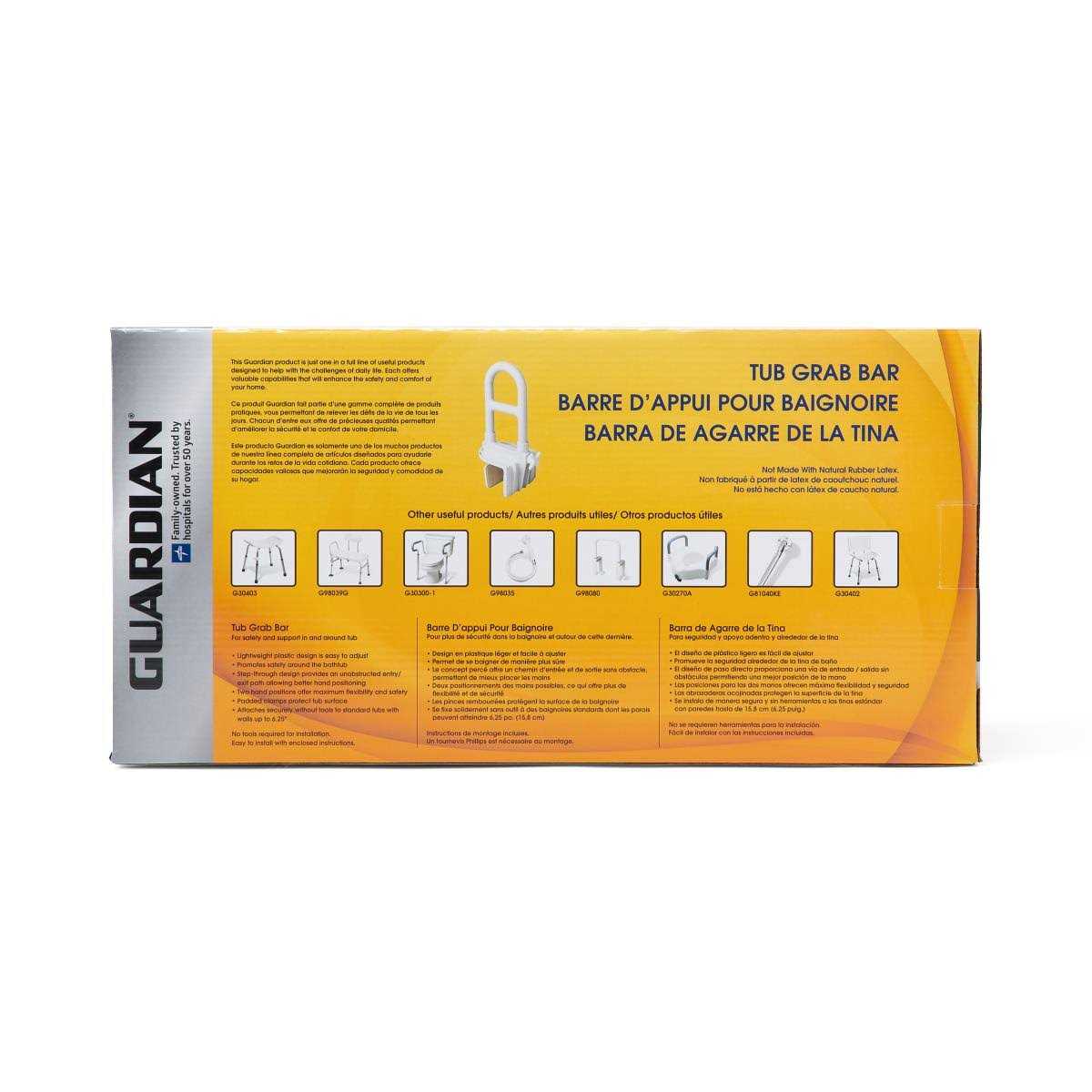 Medline Tub Grab Bar - Image 5