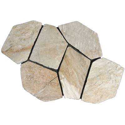 Msi Golden White 18 in. x 24 in. Multi-coloured Meshed Flagstone Paver Tile - Image 3