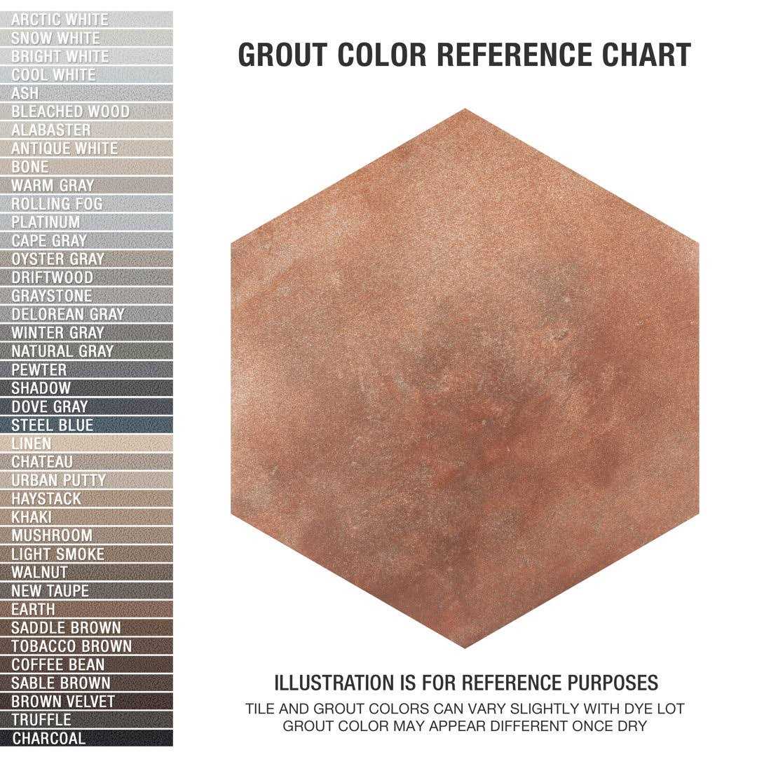 Merola Tile EliteTile Lincoln 14 x 16 Porcelain Field Tile in North Hex - Image 4