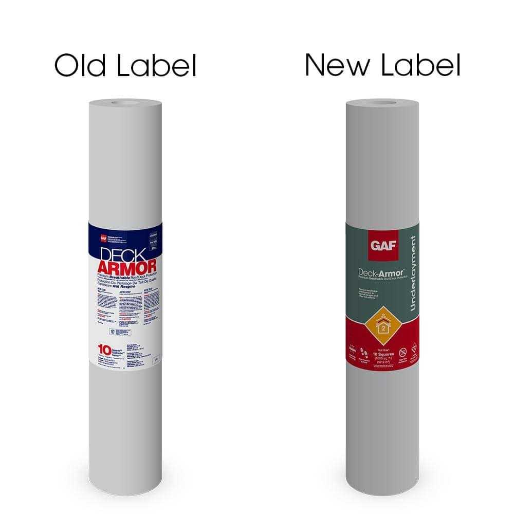 GAF Deck-Armor 1000 sq. ft Premium Breathable Synthetic Roofing Underlayment Roll - Image 4