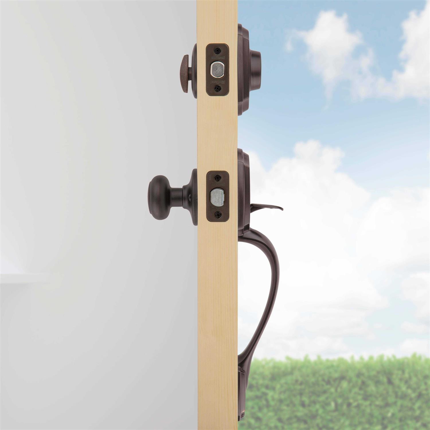 Kwikset Venetian Bronze Belleview Single Cylinder Handleset - Image 5