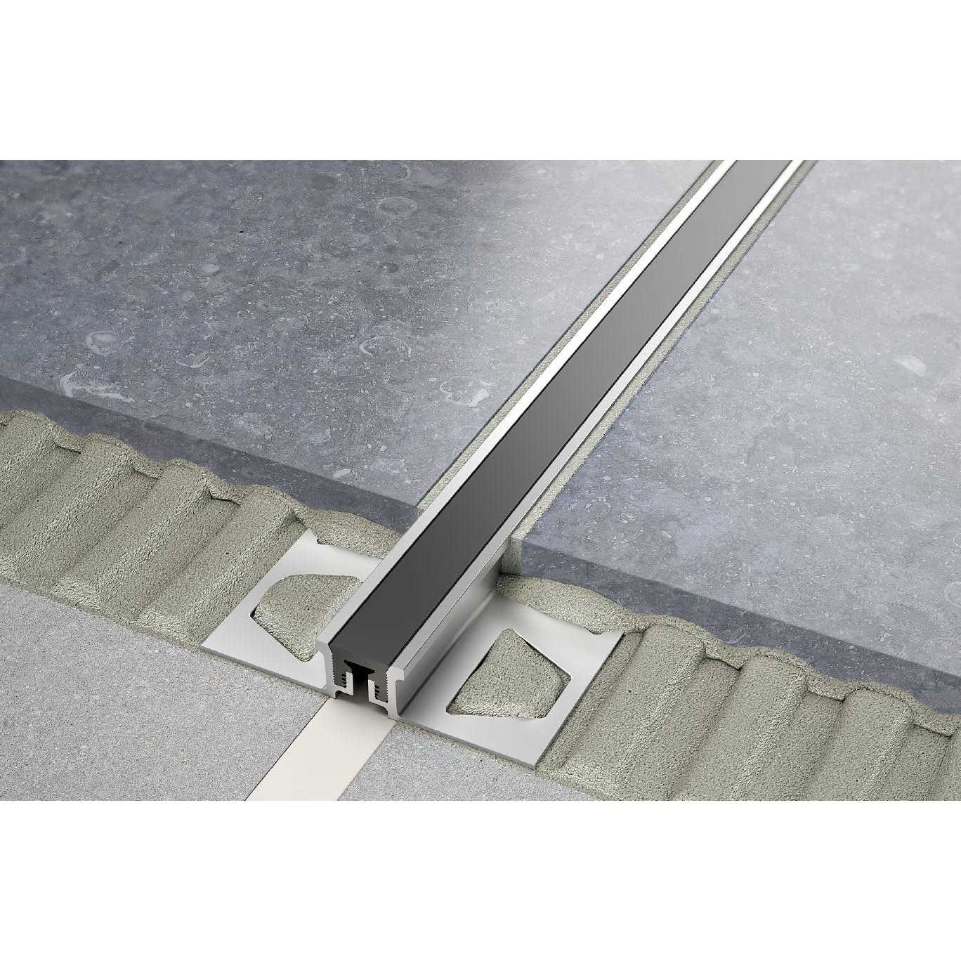 Schluter DILEX-KSN Aluminum 7/16 Movement Joint Tile Edging Trim EKSN - Image 4