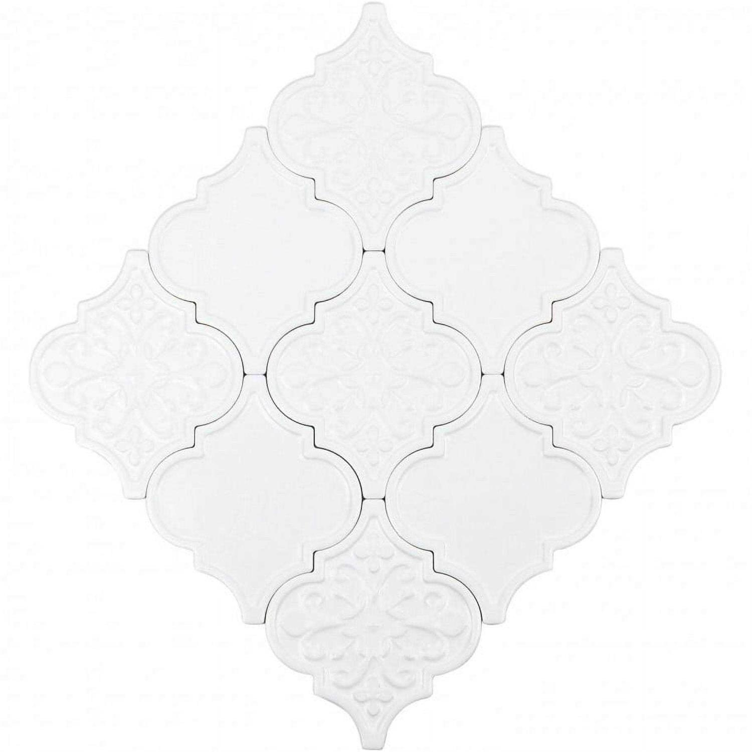 Bond Tile Roma Florid Ceramic Arabesque Wall Tile - Image 3