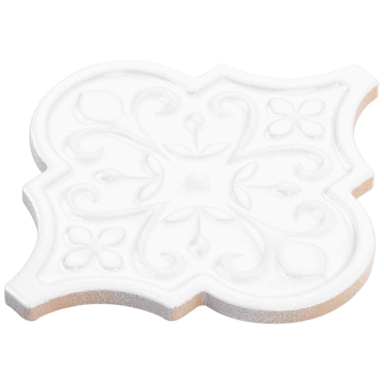 Bond Tile Roma Florid Ceramic Arabesque Wall Tile - Image 5