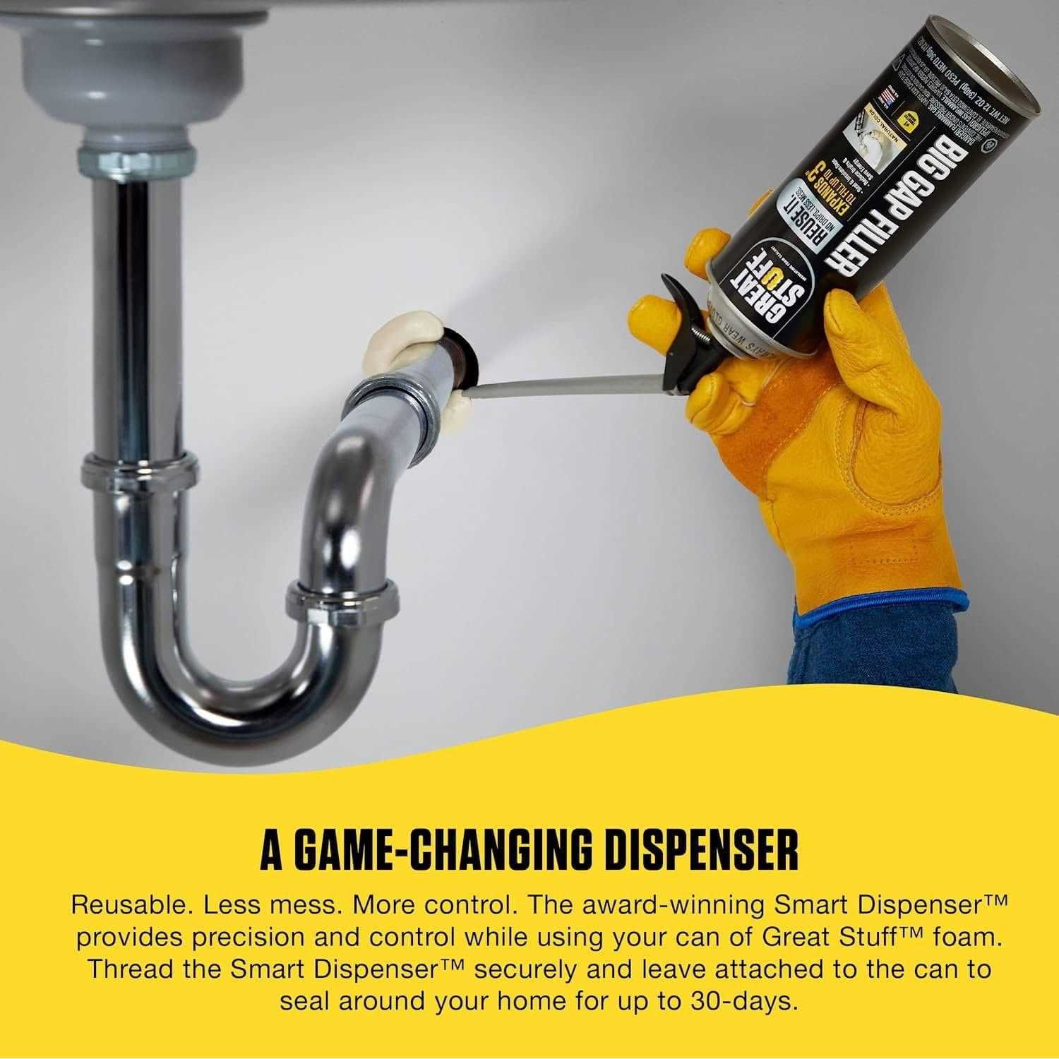 Great Stuff Insulation/Expanding Foam Big Gap Filler Smart Dispenser - Image 4