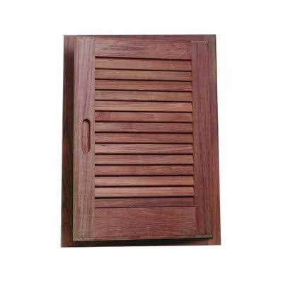 SeaTeak Louvered Door & Frame Large LH 15in.X 20in - Image 2