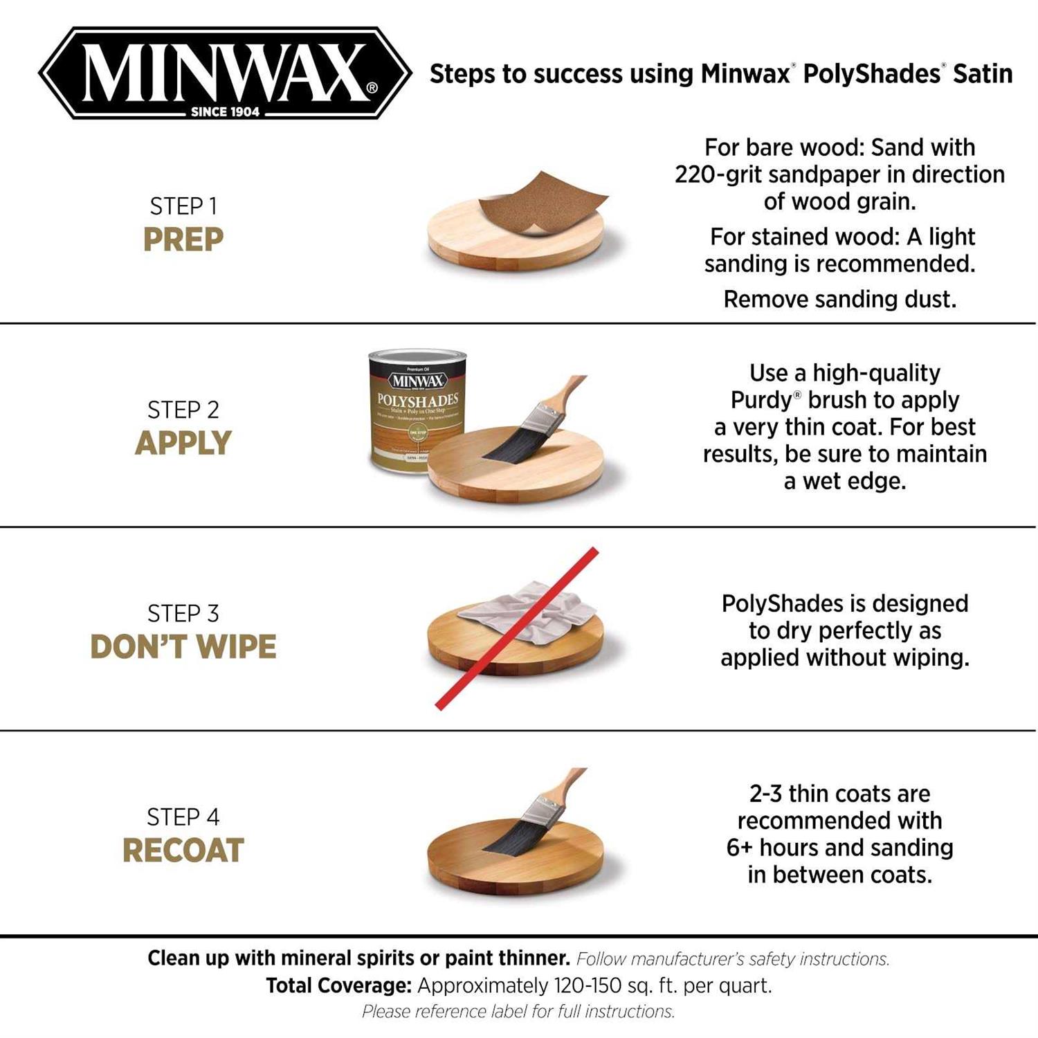Minwax PolyShades Polyurethane Stain - Image 4