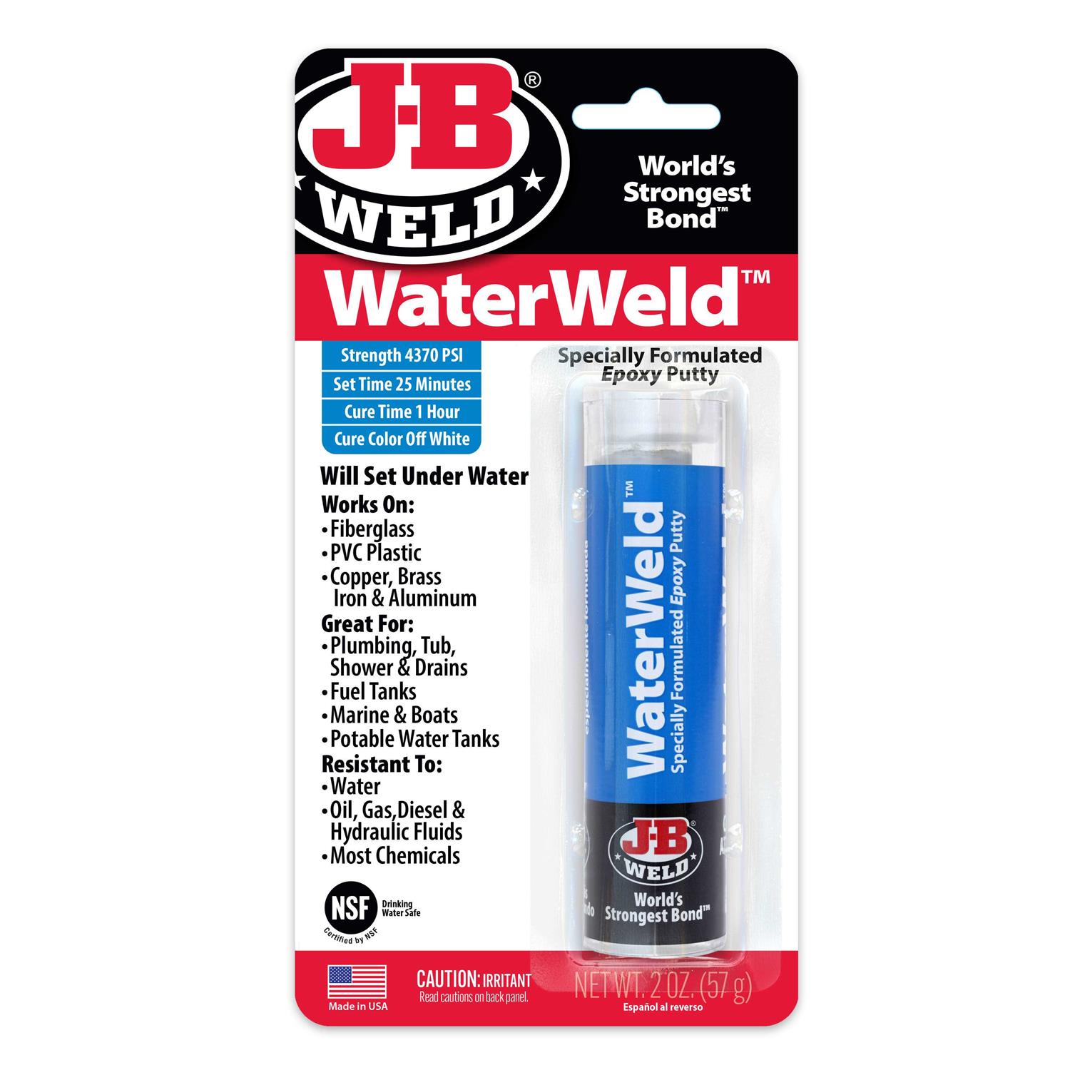 J-B Weld Epoxy Putty WaterWeld