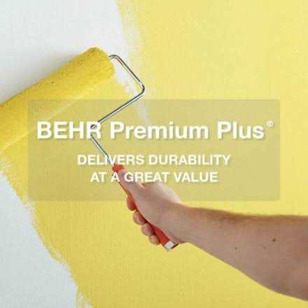 BEHR Premium Plus 5 gal Semi-Gloss Enamel Exterior Paint and Primer in One - Image 3