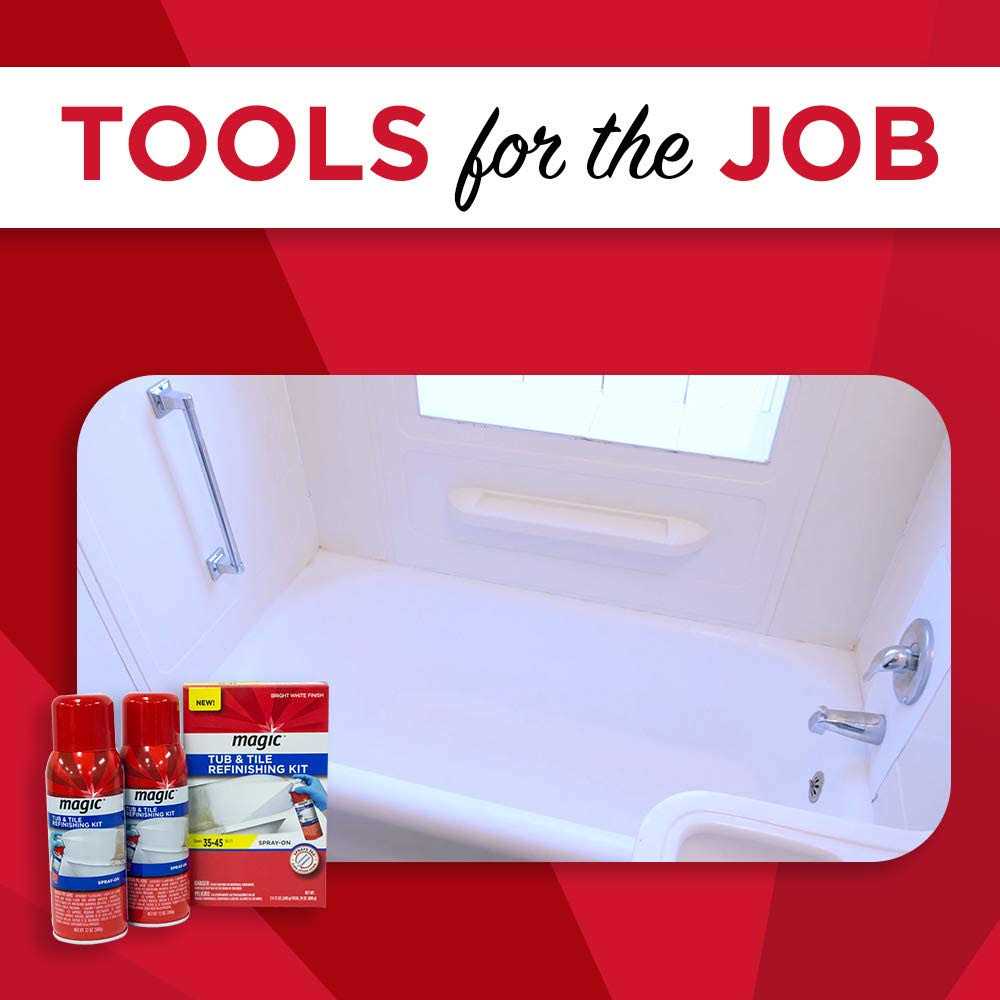 Magic Tub and Tile Refinishing Kit Spray on Aerosol - Image 4