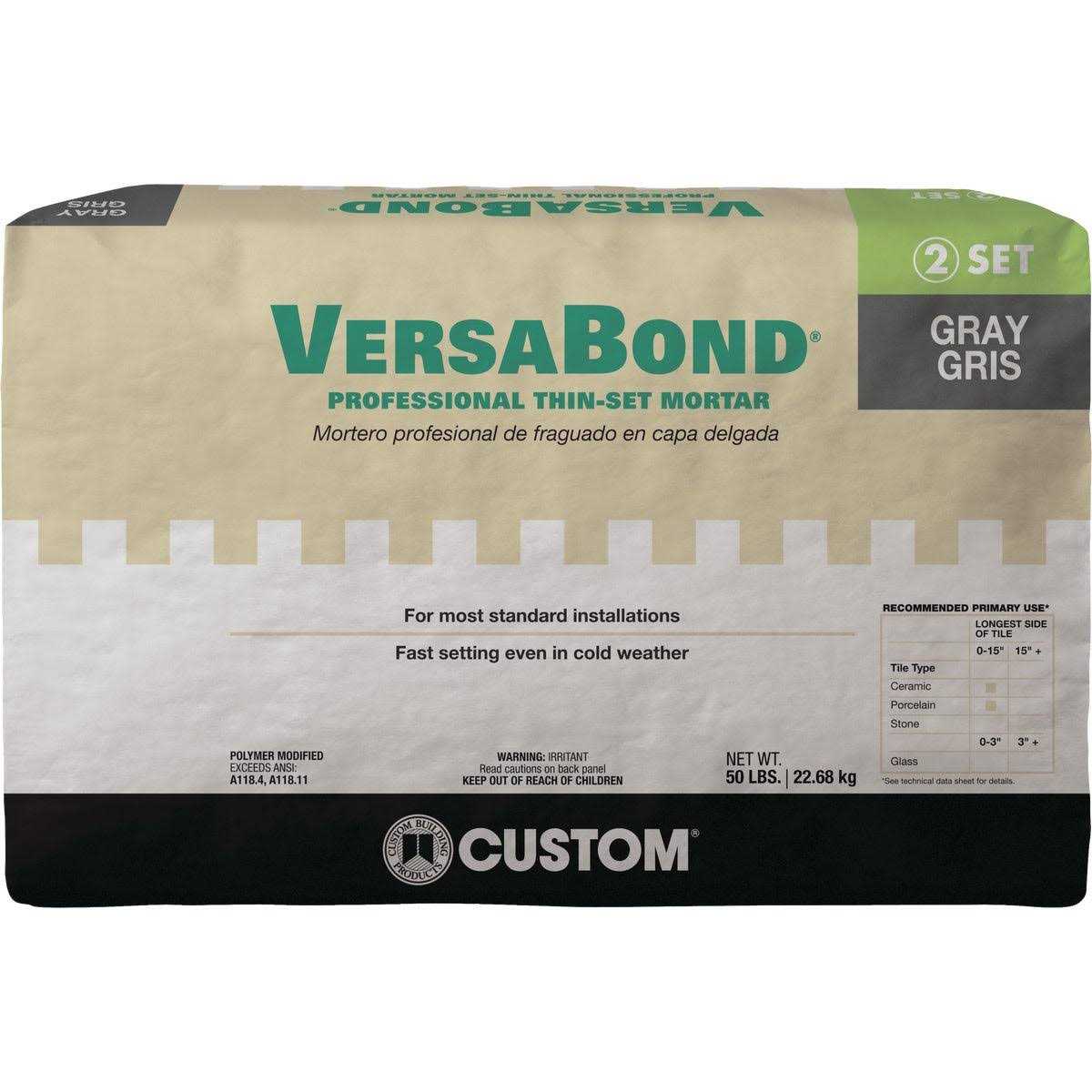 Custom VersaBond Flex MTSG50 Thin-Set Mortar - Image 3