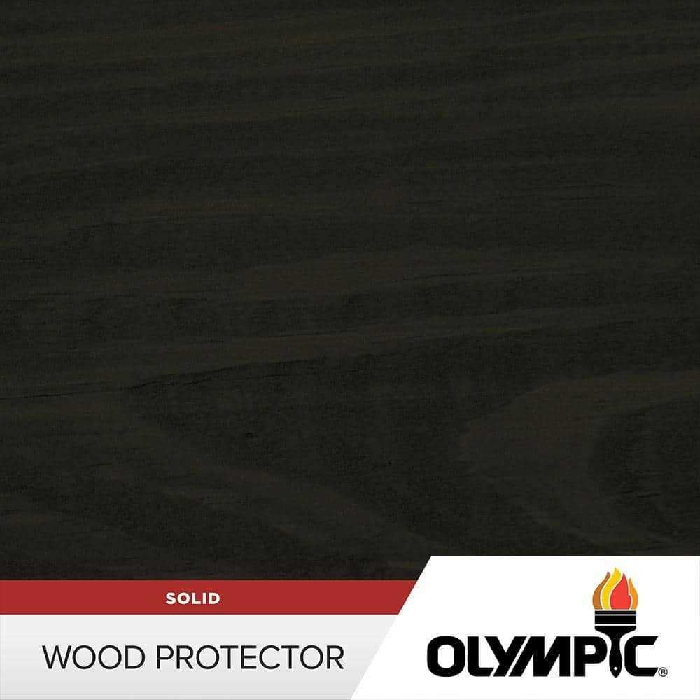 Olympic 1 gal Exterior Solid Wood Protector Stain Plus Sealer in One - Image 4