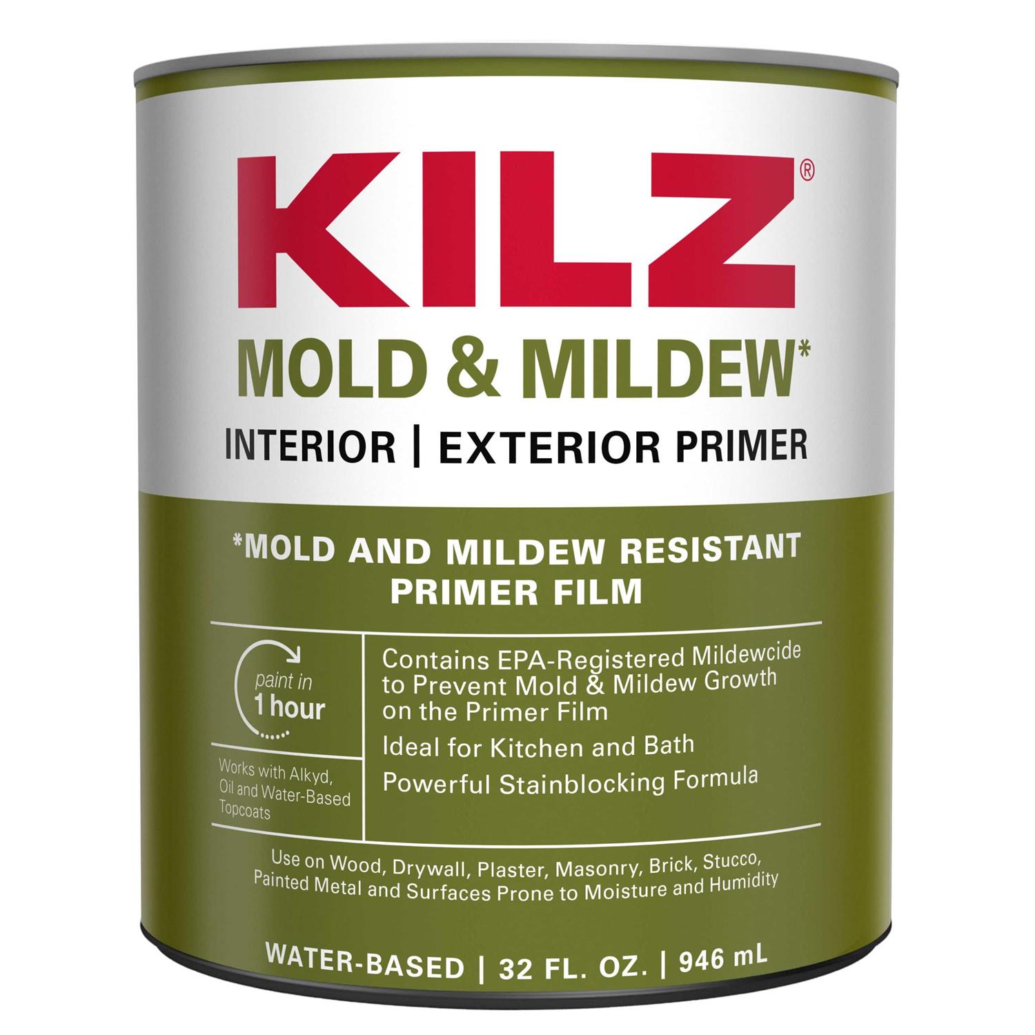 Kilz L204614 Mold & Mildew Interior/Exterior Primer