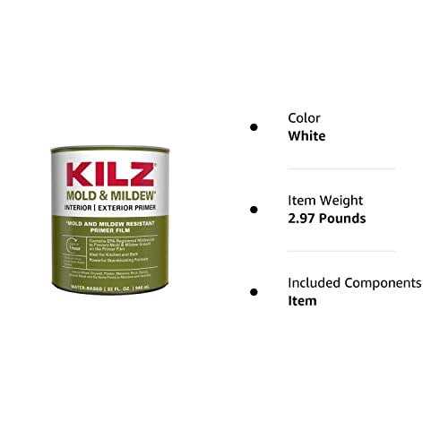 Kilz L204614 Mold & Mildew Interior/Exterior Primer - Image 3