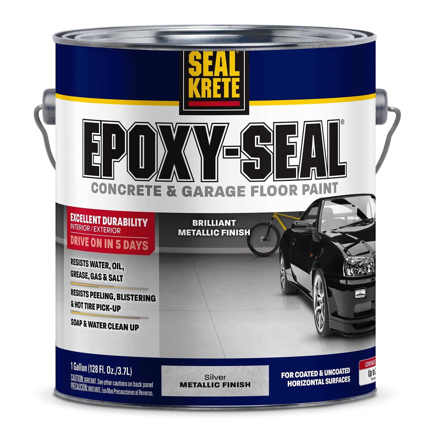 Seal-Krete Epoxy Seal 1 Gray Concrete and Garage Floor Paint - Image 3