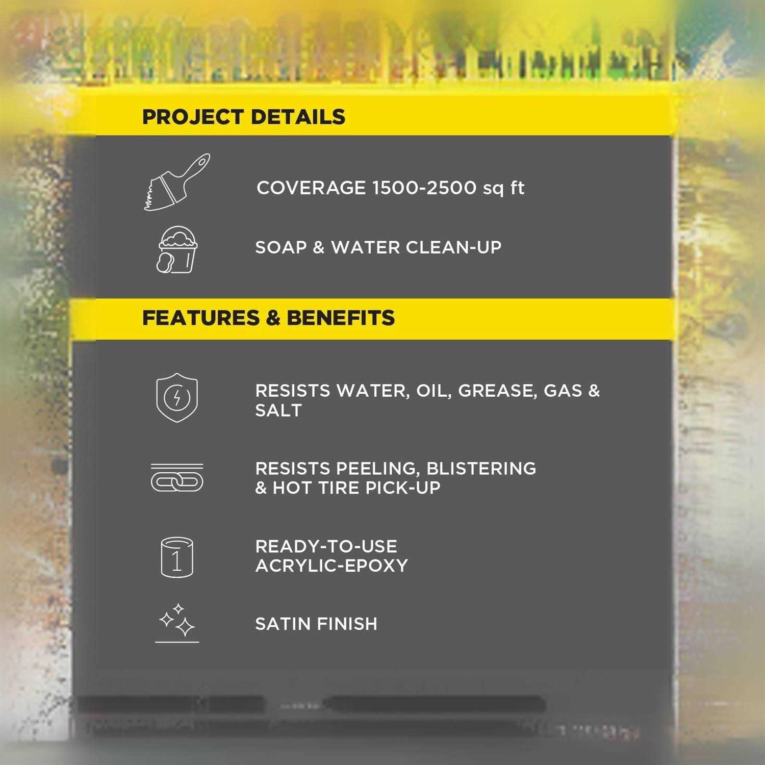 Seal-Krete Epoxy Seal 1 Gray Concrete and Garage Floor Paint - Image 5