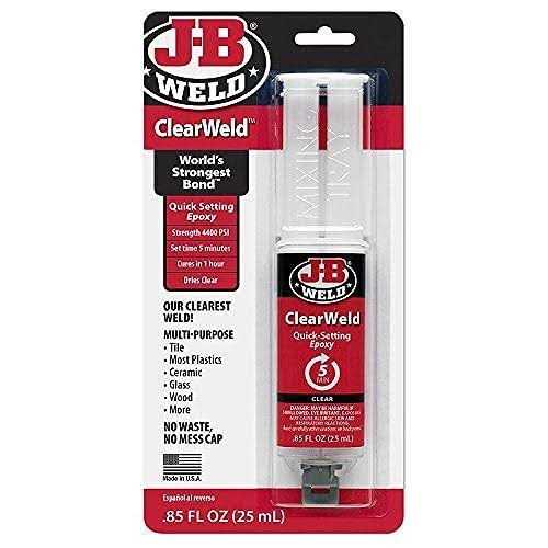 J-B Weld ClearWeld Epoxy Syringe