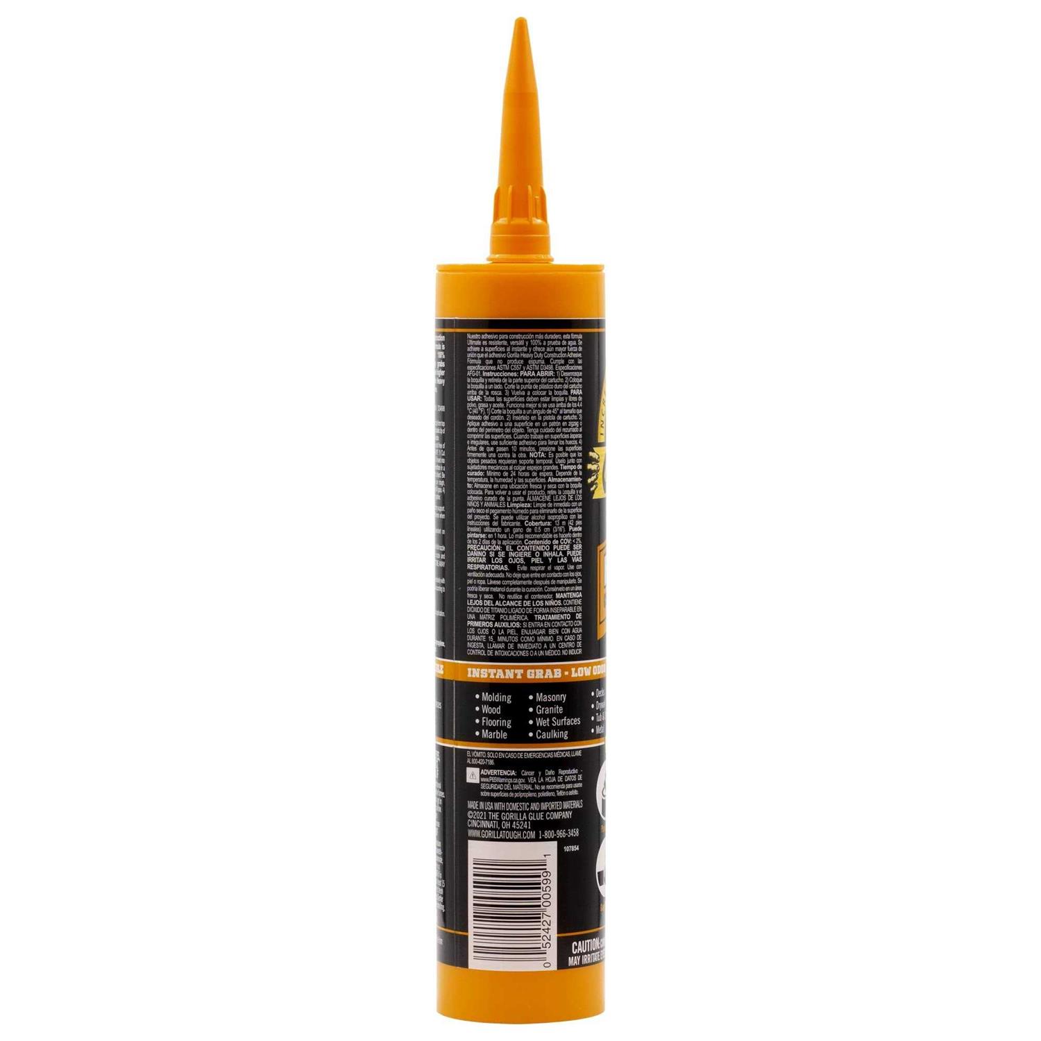 Gorilla Heavy Duty Construction Adhesive Ultimate - Image 5