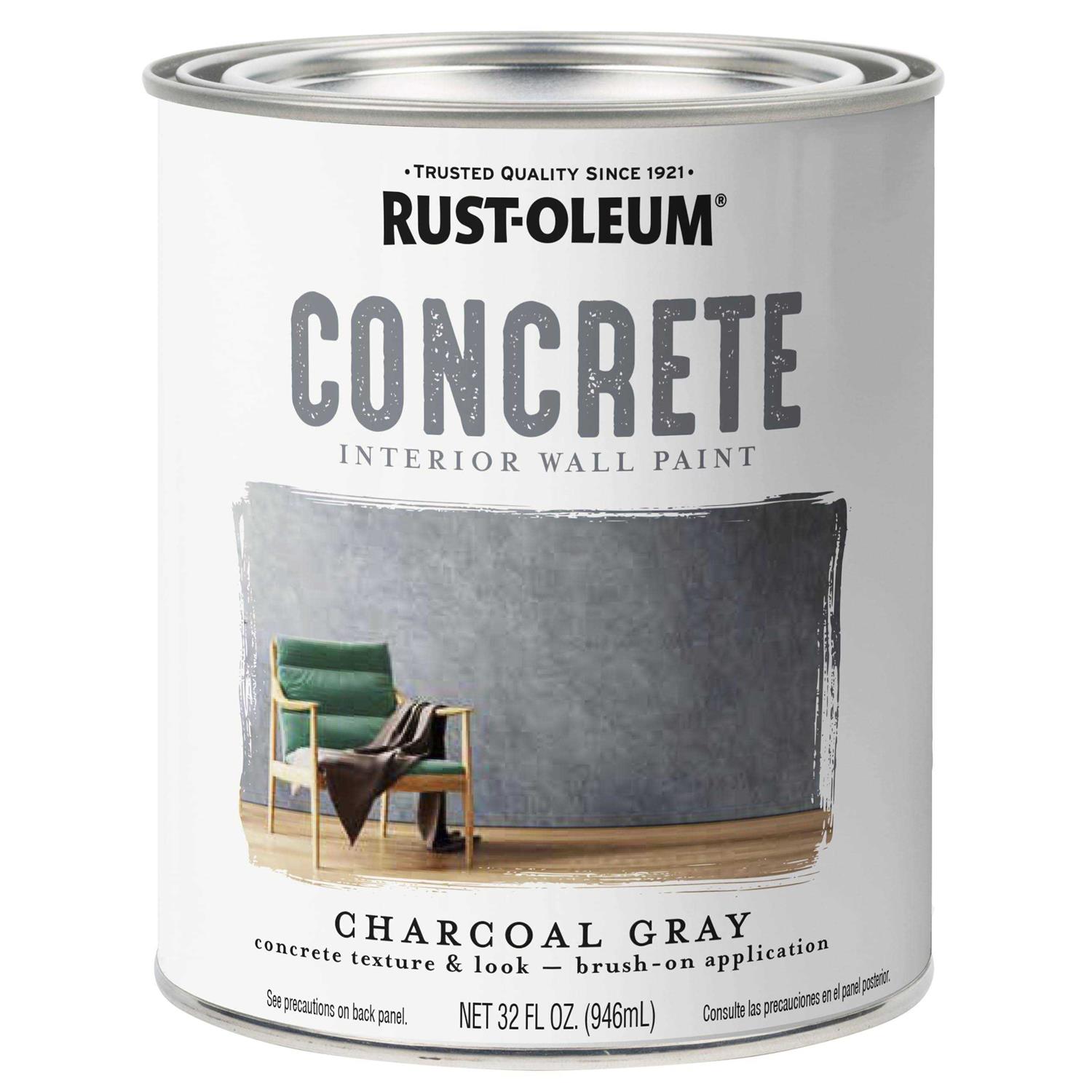 Gray Rust-Oleum Concrete Interior Wall Paint