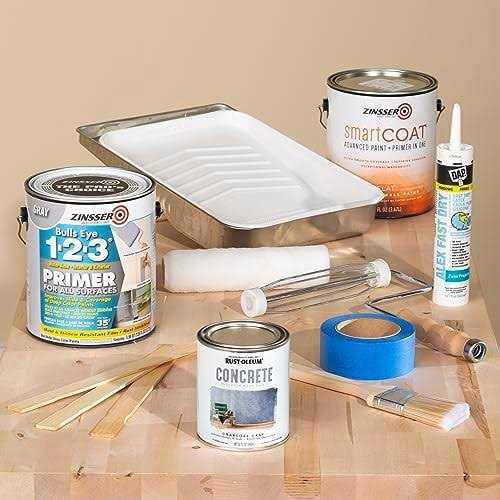 Gray Rust-Oleum Concrete Interior Wall Paint - Image 2