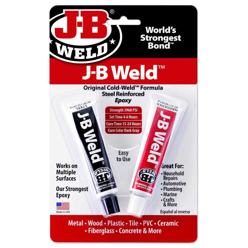 J-B Weld Original Cold Weld Steel Reinforced Epoxy